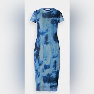 NWT 2nd day Blue Tie-Dye Midi Dress size M and L